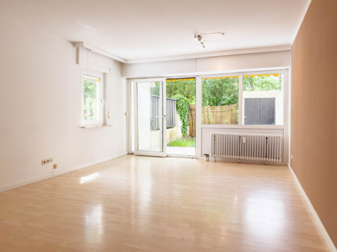 Selbstnutzung oder Kapitalanlage: 2-Zimmer-Wohnung mit Mini-Garten, in Darmstadt-Eberstadt, 64297 Darmstadt, Erdgeschosswohnung