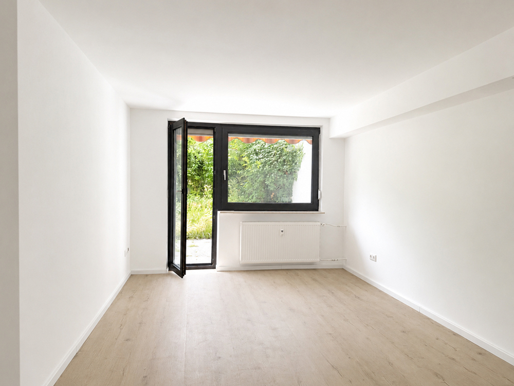 2-Zimmer-Souterrainwohnung mit kleinem Garten in Ober-Ramstadt – ideal für Singles & Paare - M372-2612 - Wohnzimmer_1
